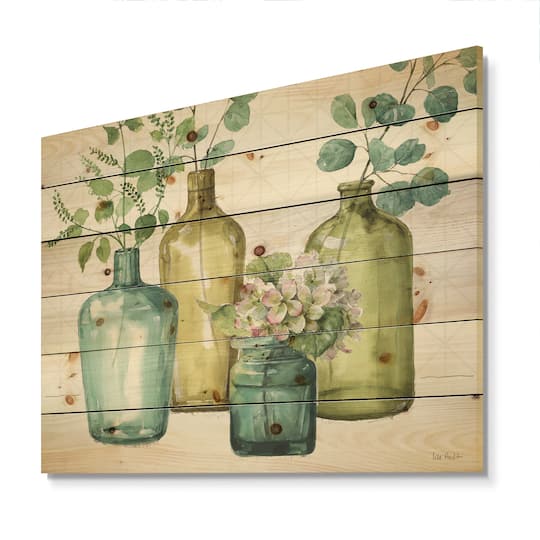 Designart - Mixed Botanical Green Leaves VIII